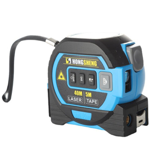 3-in-1 Multifunction Laser Distance Meter with Self-Locking Tape Design