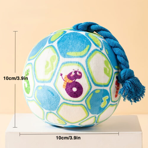 A Toy with a Bell That Makes Sounds to Keep Dogs Company While They Play, Without Battery