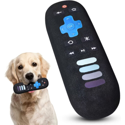 Humorous Remote-Controlled Dog Toy Featuring a Squeaker And Crinkle – Adorable Parody Toys – Suitable for Small, Medium, And Large Dogs – Ideal Gifts for Pet Birthdays