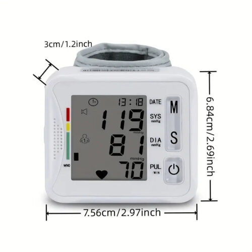 Automatic Wrist Blood Pressure Monitor with Irregular Heartbeat Detection